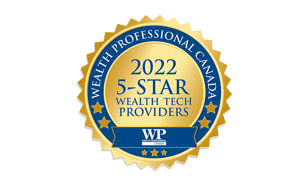SIACharts has been selected as a 5-Star Wealth Tech Provider by Wealth Professional Canada in 2022! This is the second year in a row that SIACharts has been selected as a 5-Star Wealth Tech Provider. This year, SIACharts is being recognized in two categories: the Financial Tools/Dashboards and the Portfolio Management categories!