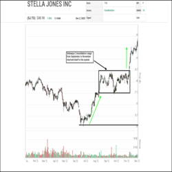 In today’s edition of the Daily Stock Report, we are going to take a look at Stella Jones Inc. (SJ.TO) which we have not highlighted since all the way back in August of 2020. Stella Jones Inc. which produces, markets, and sells pressure treated wood products in Canada and the United States, has recently moved back in the Favored Zone having risen in the SIA S&P/TSX Composite Index Report moving up 22 spots in the last month and 43 spots in the last quarter. Currently the shares occupy the 53rd spot in the Index.